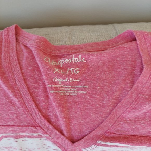 Aeropostale College Jersey Style T-shirt - Picture 2 of 3